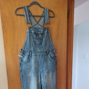 Womens brand new denim overalls